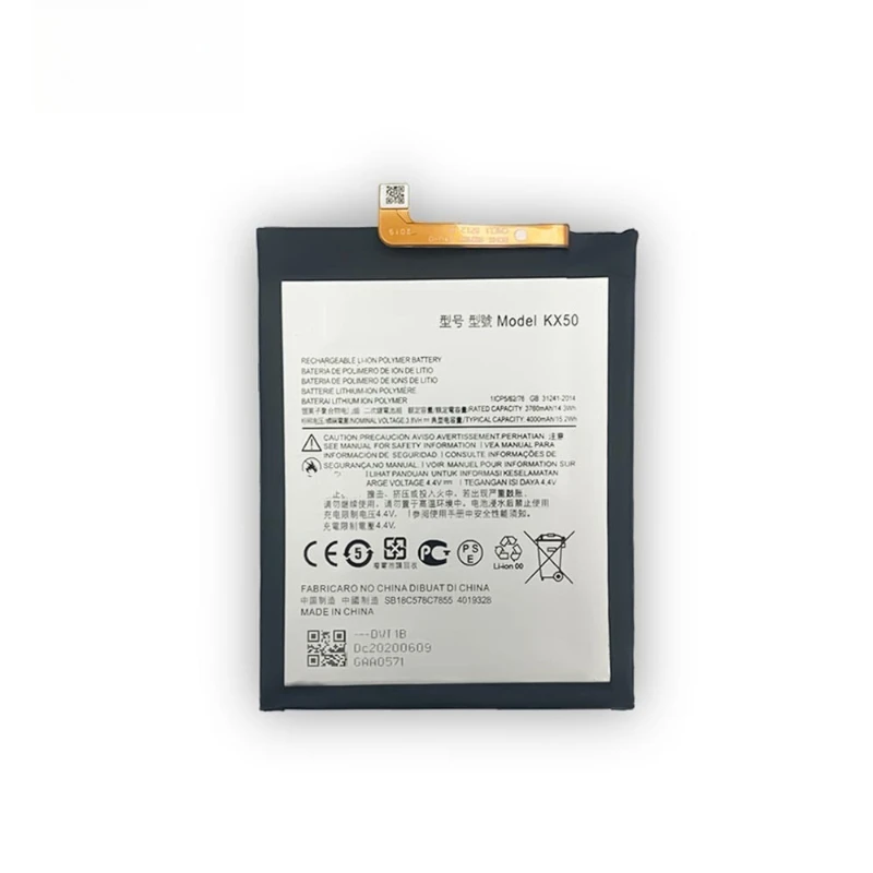 Brand New KX50 4000mAh Mobile Phone Battery For Motorola Moto G Stylus 2020 XT2043 Moto G Pro XT2041 Phone Batteries + Tools
