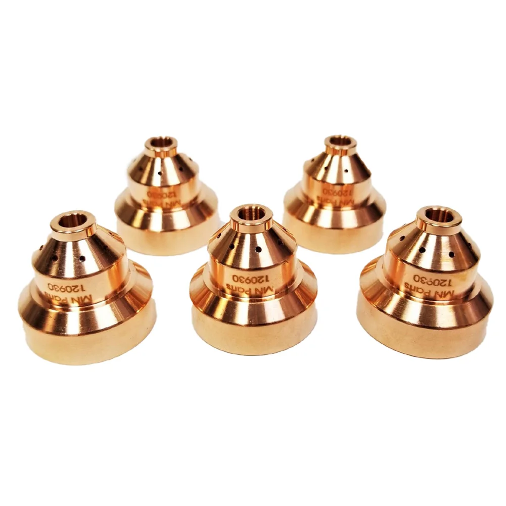 

5PCS 120930 Plasma Torch Shield Cup Tip Electrode Nozzle Plasma Welding Cutting Torch Consumable For 1250 Plasma Cutting Torch