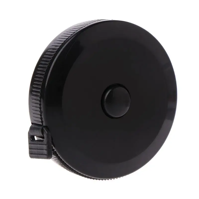 1.5m/60inch Black Tape Measures Dual Sided Retractable Tools Automatic ABS Flexible Mini Sewing Measuring Tape