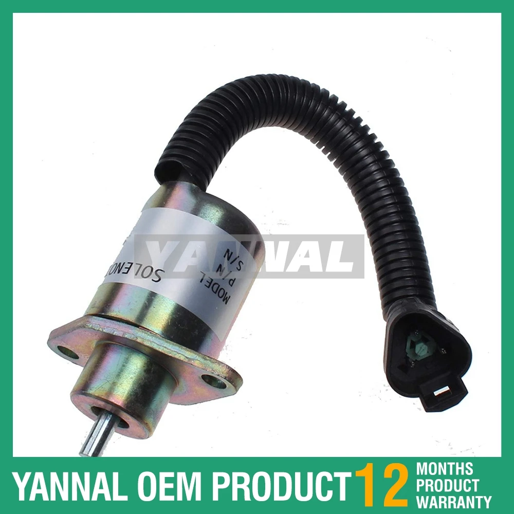 

1-year warranty 12V Fuel Shutoff Solenoid 173-1338 172-7209 For CAT 236 246 252 267 277 287 906