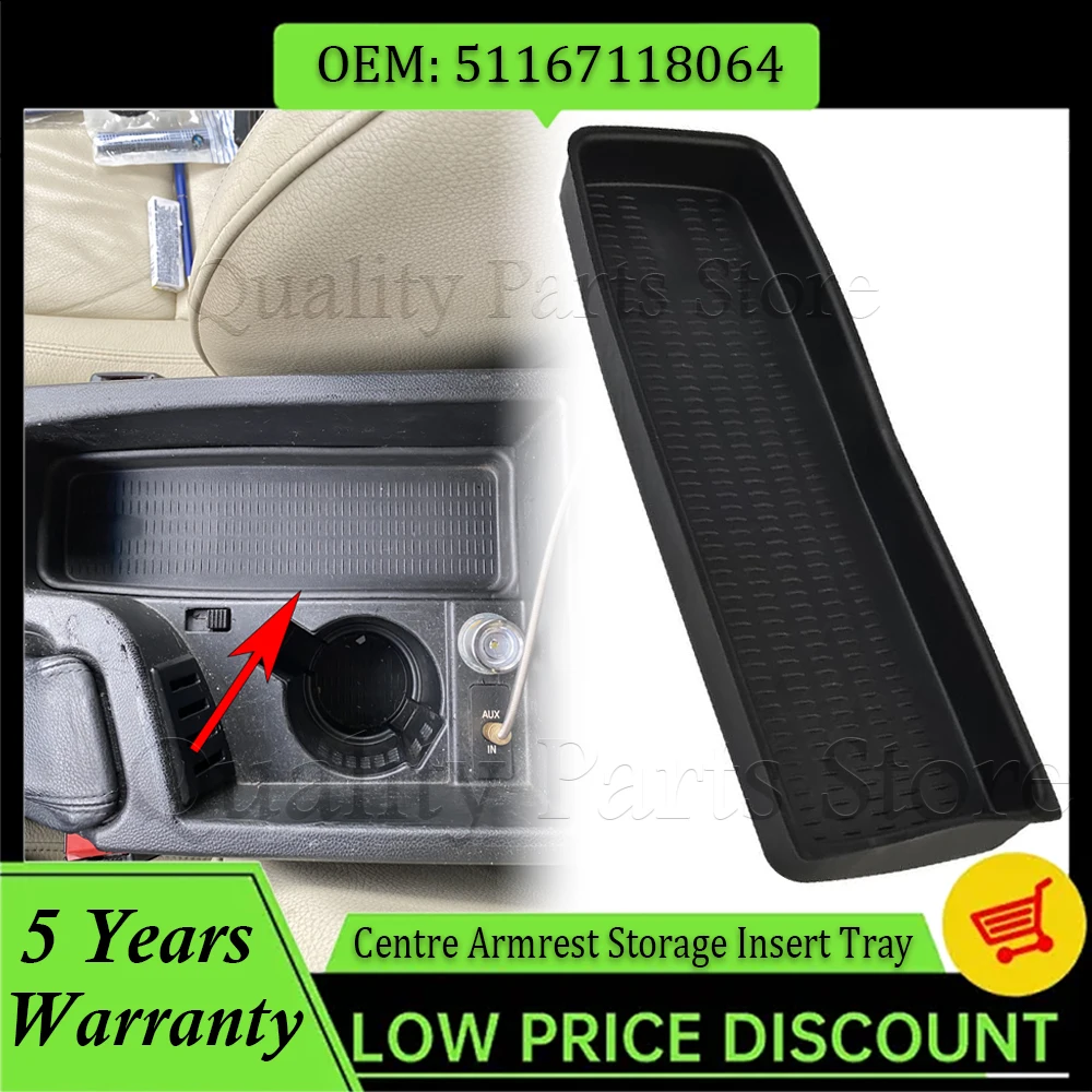 New Car Center Armrest Storage Box Insert Tray For BMW 3 Series E90 E91 E92 E93 Center Console Organizer 51167118064