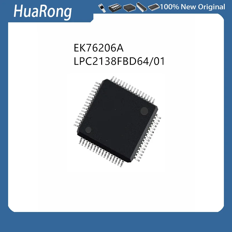 2Pcs/Lot EK76206A  EK76206 LPC2138 LPC2138FBD64 LPC2138FBD64/01 LPC2138F LQFP64
