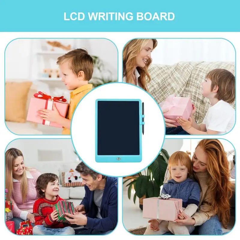 LCD Writing Tablet Doodle Board Colorful Screen Drawing Tablets 10inch Reusable Drawing Board Activity Learning Toys For