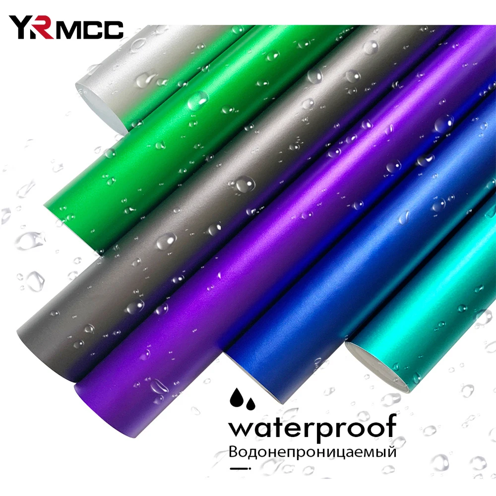 Car Ice Film Vinyl Wrapping 150cm Chrome Matt Films Anti-scratch Cars Vehicle Sticker for Auto Internal External Decal DIY Film