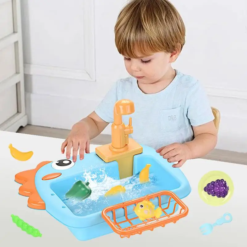 Küche Waschbecken Spielzeug Spielen Spielzeug Elektrische Spülmaschine Waschbecken Geschirr Zubehör Pretend Spielset Zubehör Spaß Spielen Küche Für