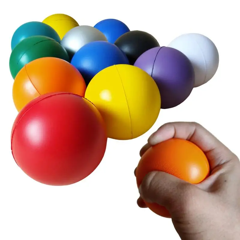 Sponge Soft Foam Balls Mini Sponge Balls For Sponge Pack Of 12 Lightweight Mini Play Balls For Safe Indoor Toys Fun Vibrant