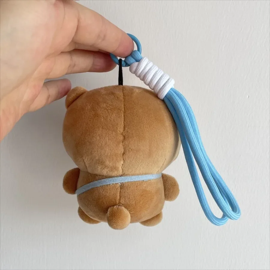 Urocze pluszowe breloczki Bubu Dudu, pluszowe panda na ścianę, kawaii puszysty miś, lalka, miękka zawieszka do torby, prezenty urodzinowe dla par