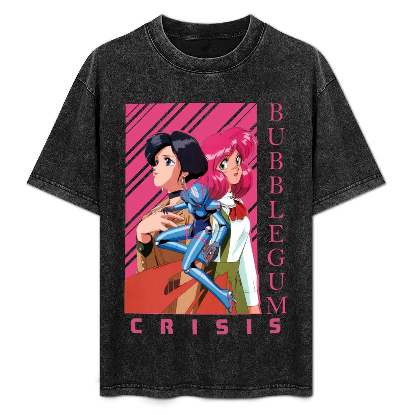

Bubblegum Crisis T-Shirt Abstract Pattern Print Top