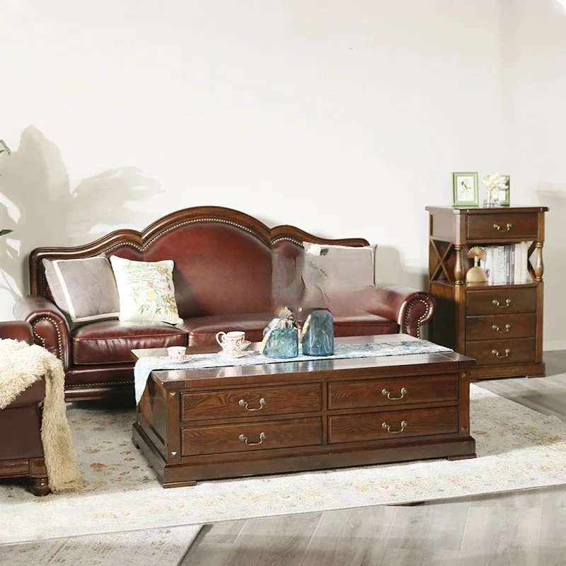 Североамериканский простой сельскохозяйственный американский шкаф для хранения ящиков из массива ясеня