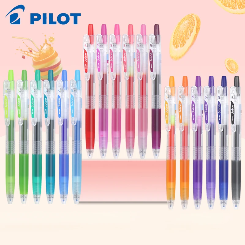 

PILOT Juice Color Gel Pen LJU-10EF 0.5mm Quick Dry and Smooth Press Water Pen Material Escolar Fofo Cute Stationery caneta