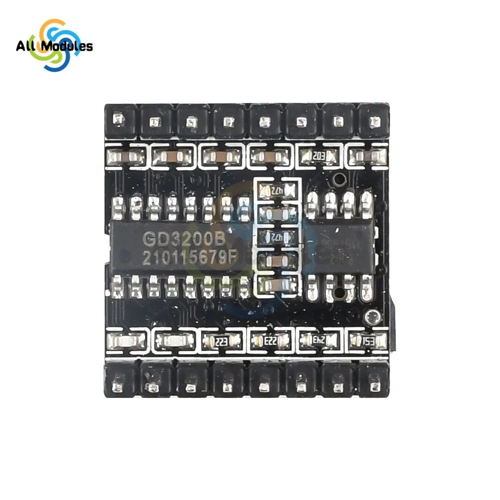 2 Buah Modul Pemutar MP3 Mini Papan Dekode Suara MP3 Mendukung Kartu TF U-disk IO/Port Serial/AD untuk Arduino Kit DIY