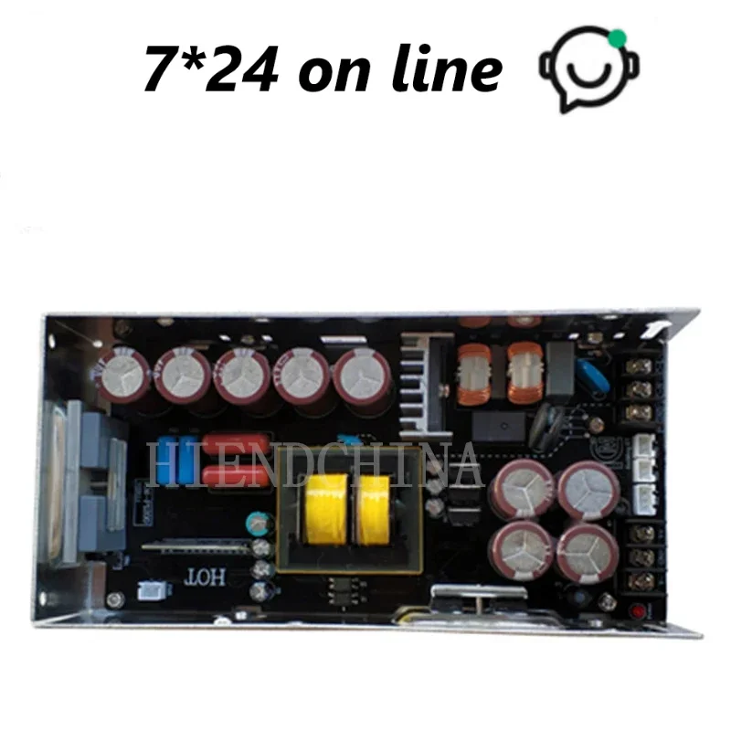 KM-01 P1200 dużej mocy LLC miękki zasilacz impulsowy 1200W podwójny 75V cyfrowy wzmacniacz mocy napięcie wejściowe AC200-240V dostosuj