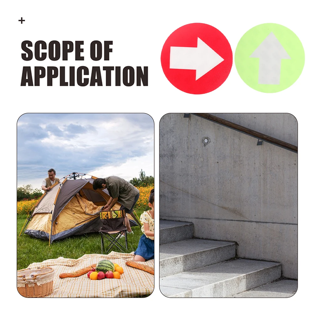 

20 Pcs Outdoor Reflective Trail Markings Reflector Pvc Reflectors Highly Marker Point