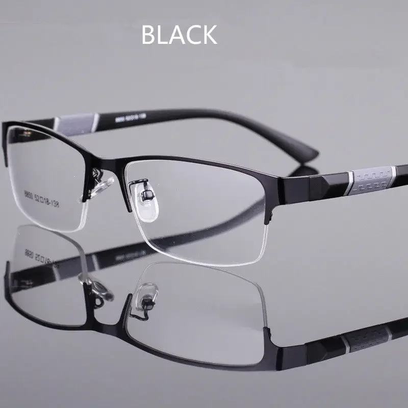 Reading Glasses Men Women High Quality Half-frame Diopter Glasses Business Male Presbyopic Eyeglasses +1.0 1.5 2.0 2.5 4 image 3