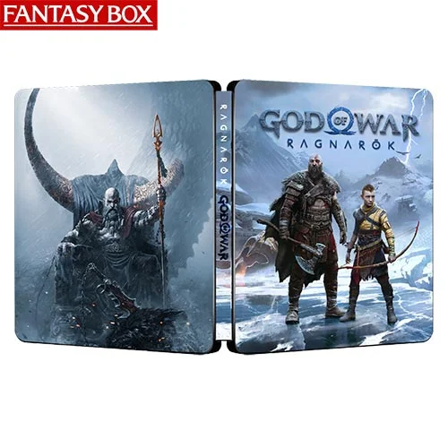 God of War Ragnarok Grand Edition Steelbook ONi Fantasy Box (disco de juego no incluido)