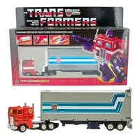 Transformation G1 Reissue KO Carriage and car head Optimus Prime Action Figure deformable Toy Gift Children's birthday gift