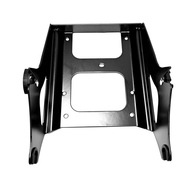 HCMT Detachable Trunk Mount 2-Up Tour Pack Mount Luggage Rack Compatible Harley Touring 2009-2013(Black)