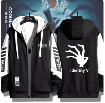 

Japanese Anime Identity ⅤHooded Hoodie Cosplay Autumn Winter Men Women Coat Loose Jacket Tops Gifts KNS