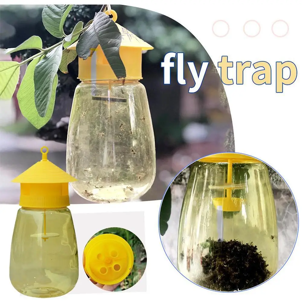 Fruit Fly Trap with Lure for Melon Fruit Fly & Bactrocera Dorsalis Effective Outdoor Pest Catcher for Orchard & Garden for Home