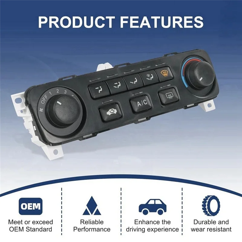 

Car Front Air Conditioning Control Panel For HONDA ACCORD 2001-2002 AC Control Switch 79600-S84-A21ZA Panel Switch LHD