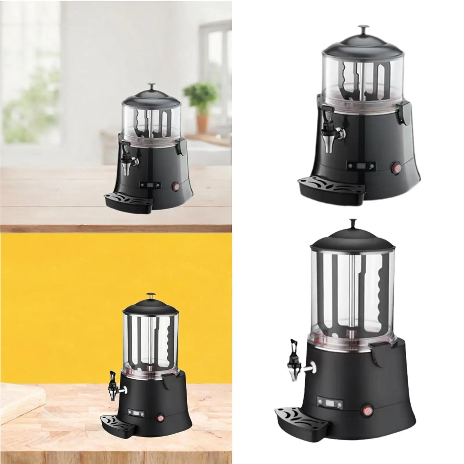 

Hot Chocolate Maker Large Capacity User Friendly Digital Display Kitchen Gadgets and Appliances for Cappuccino Macchiato Cafes