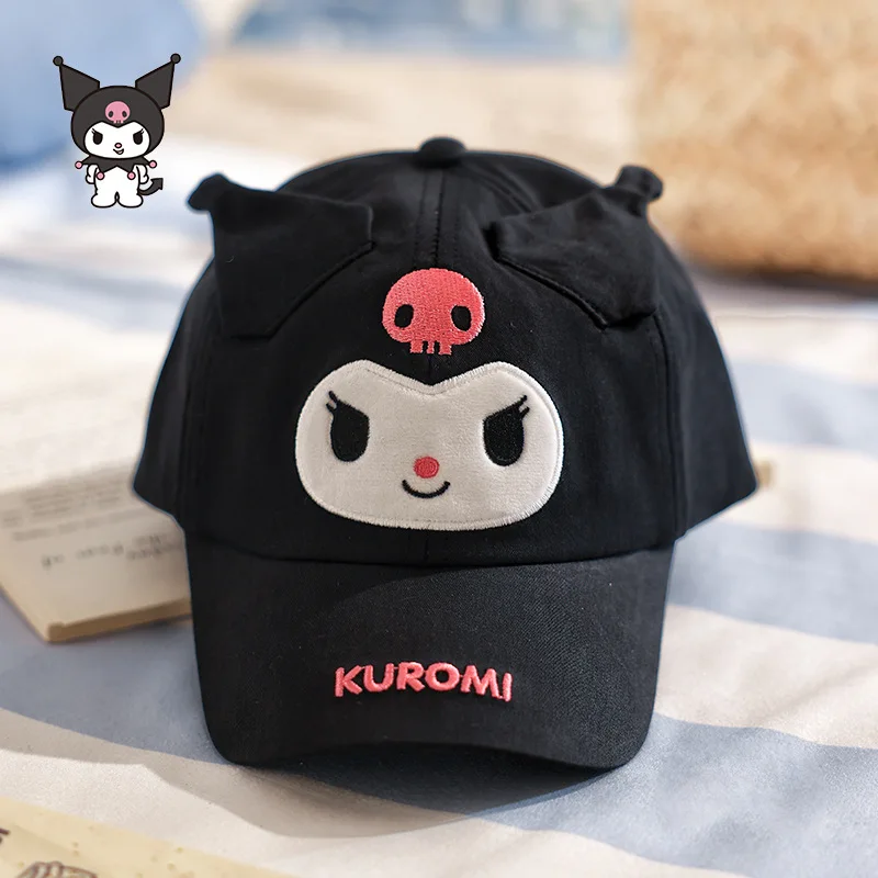 Sanrios Cartoon Hello Kitty My Melody Cinnamoroll Kuromi Baseball Cap Comfort Leisure Sunscreen Kawaii Sunshade Duck Tongue Cap