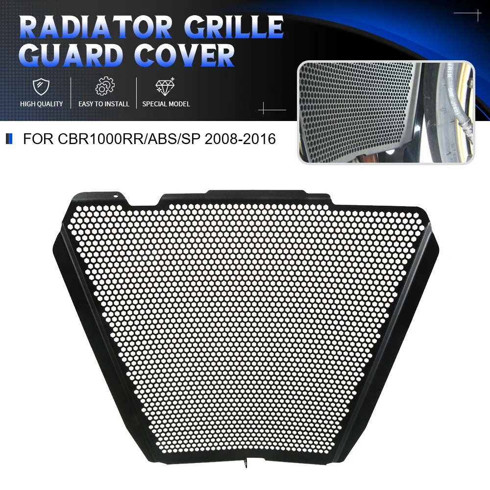 For Honda CBR1000RR Motorcycle Radiator Grille Grill Protective Guard Cover CBR 1000RR ABS / SP 2009 2010 2011 2012 2013-2016