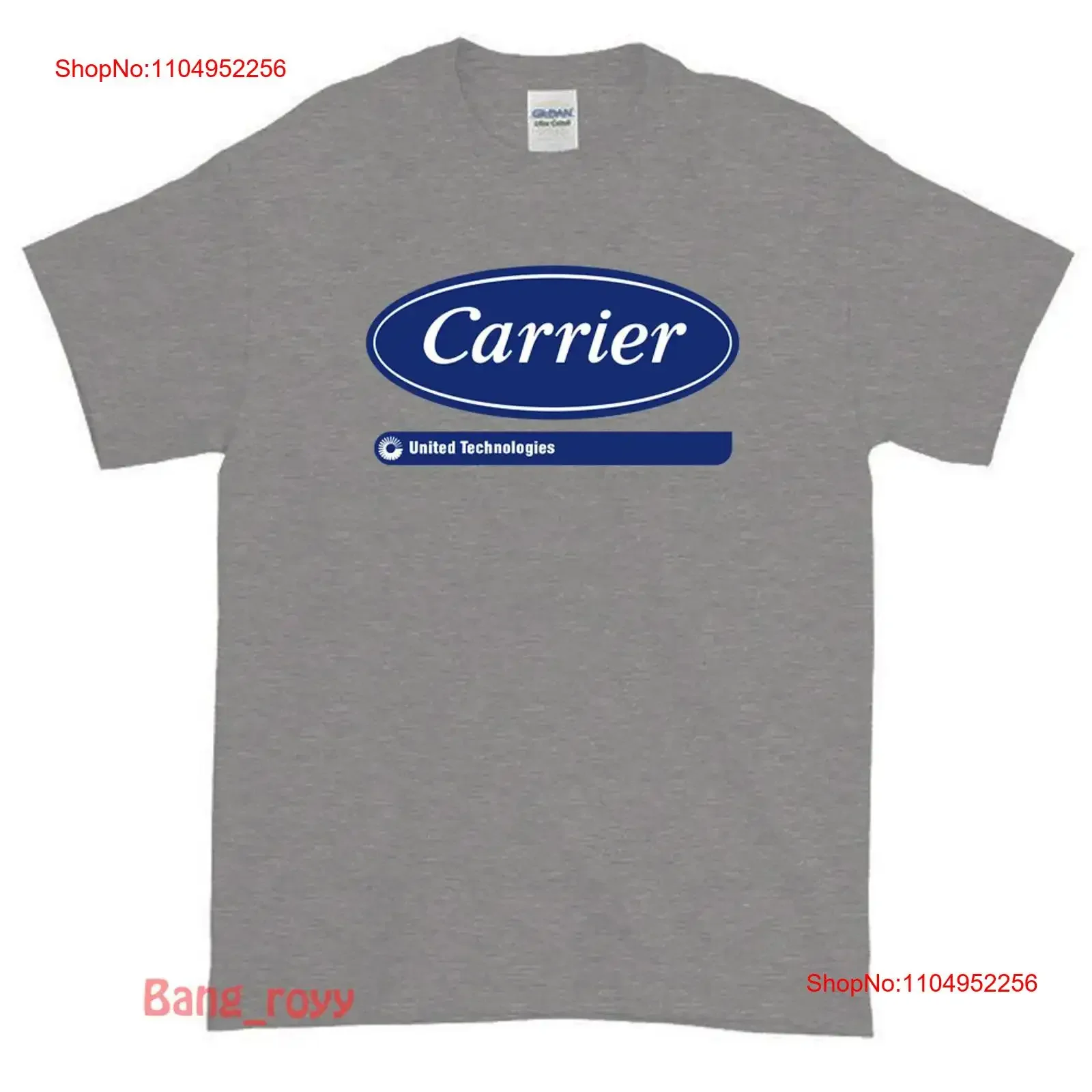 

New Carrier HVAC air conditioner Logo Men's Funny T Shirt USA size S XXL vintage Washed designer clothes Stylish Breathable