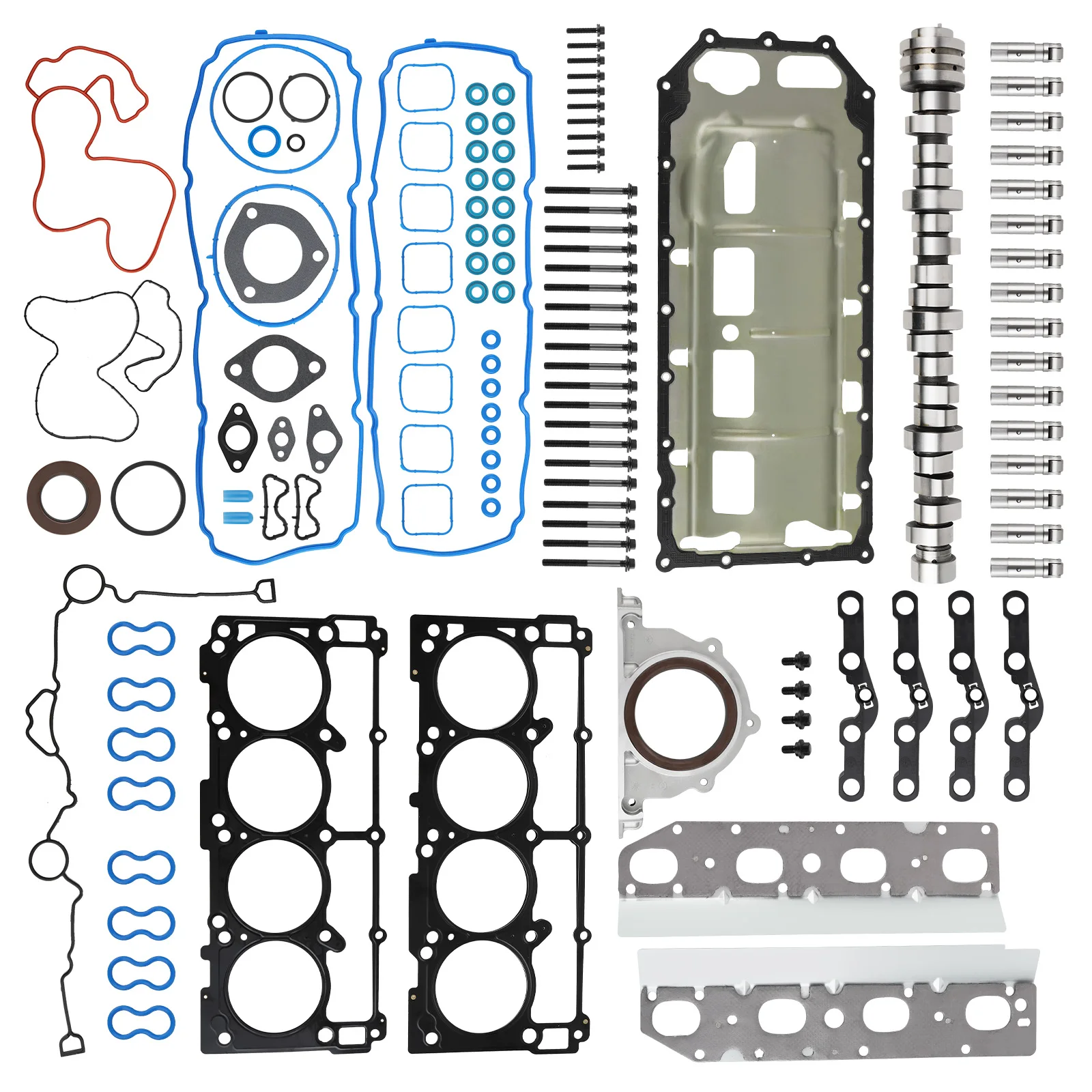 

Valve Lifters Camshaft Head Gasket Kit for Dodge Ram 1500 5.7L Hemi 2009-2016