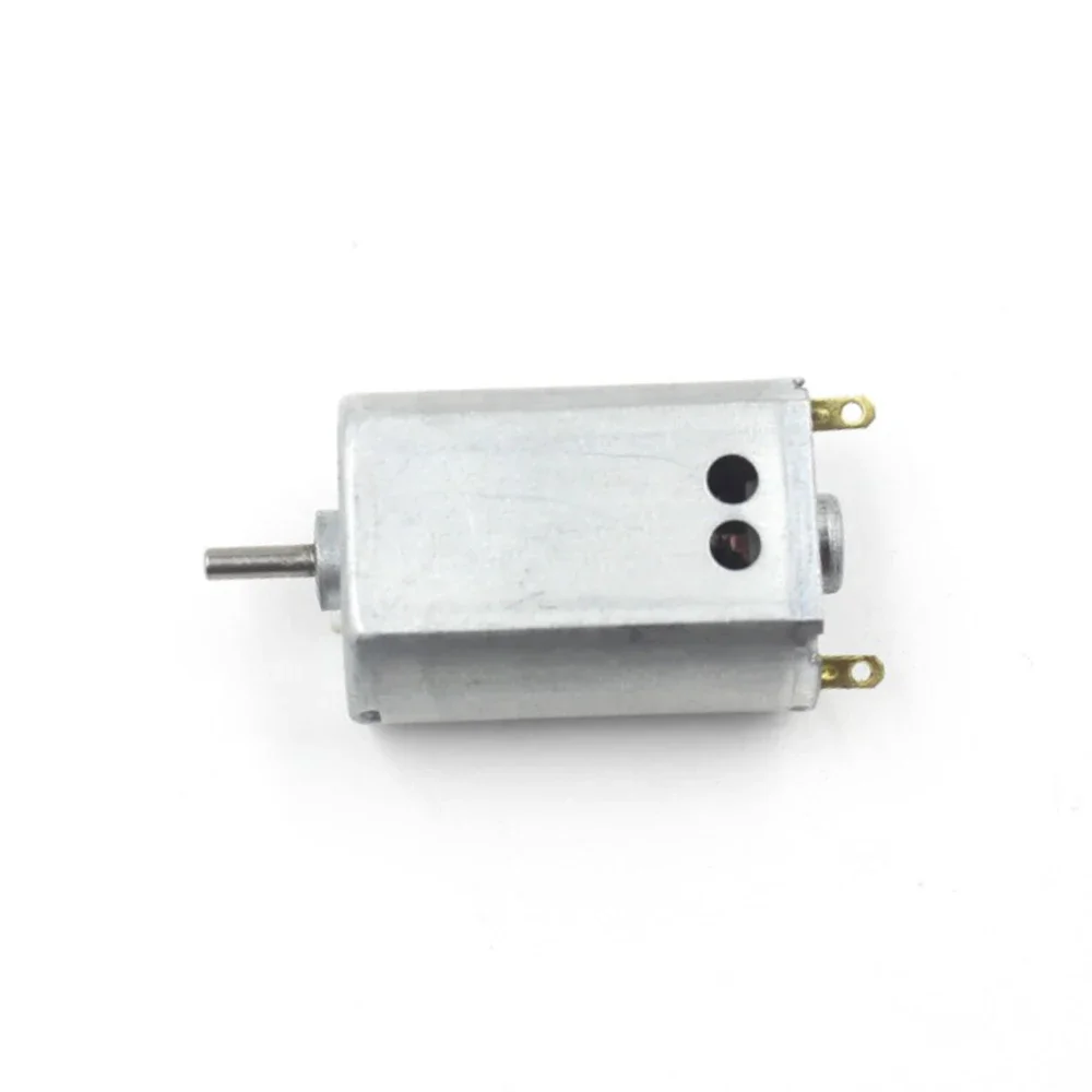 Micro DC Motor 132-3932 Carbon Brush DC 3V 3.7V 20000RPM High Speed Flat Cooling Hole Iron Back Cover  Model Toy Car Boat