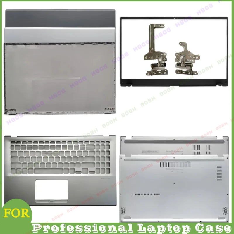 BDBH@ New ABCD Shell For Asus VivoBook 15 X512 V5000F A512 F512 Laptop LCD Back Cover Bezel Palmrest Bottom Case Hinge Parts