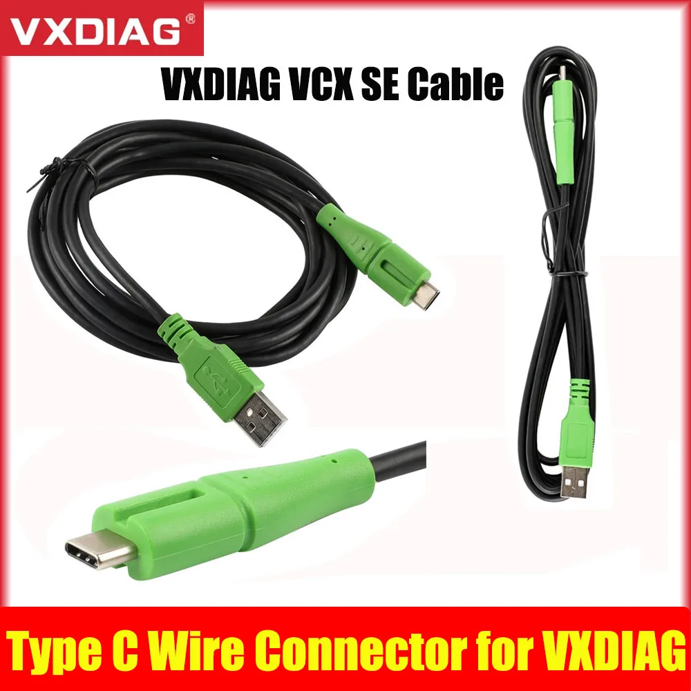 Original VXDIAG VCX SE USB Type C Cable Car Accessories OBD2 Type C Extension Cable USB Adapter Cable Wire Connector for VCX SE