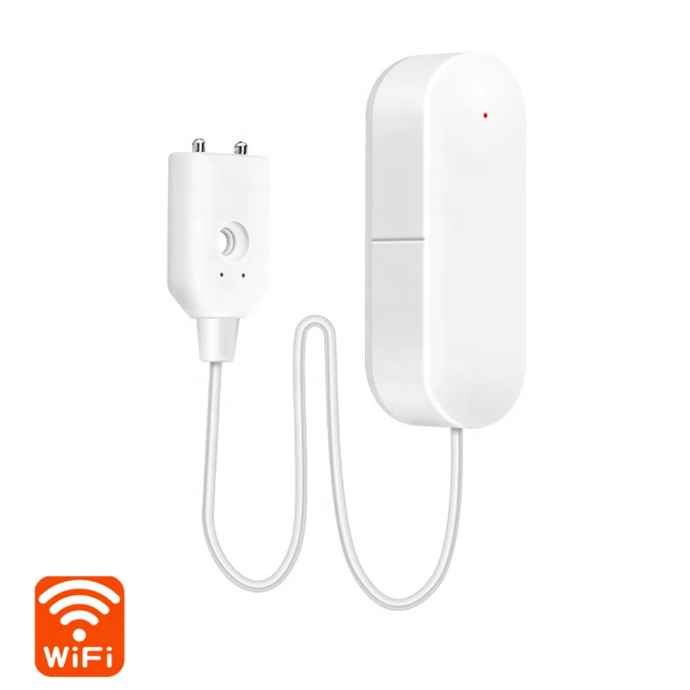 Imagem -02 - Tuya Água Vazamento Sistema de Segurança Alarme Detector de Vazamento de Inundação Wi-fi Sensor de Nível de Água Smart Home Life App Alerta de Estouro