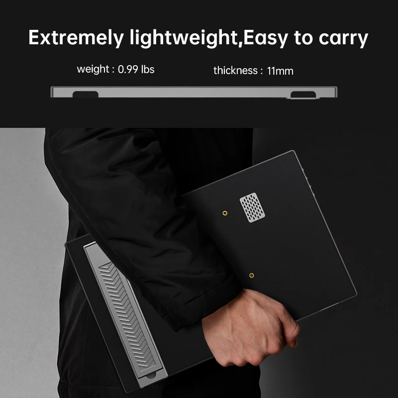 شاشة محمولة HGFRTEE مقاس 11.6 بوصة مع USB-C وتشغيل HDMI صغير لأجهزة الكمبيوتر والهاتف PS4 Xbox Switch #5