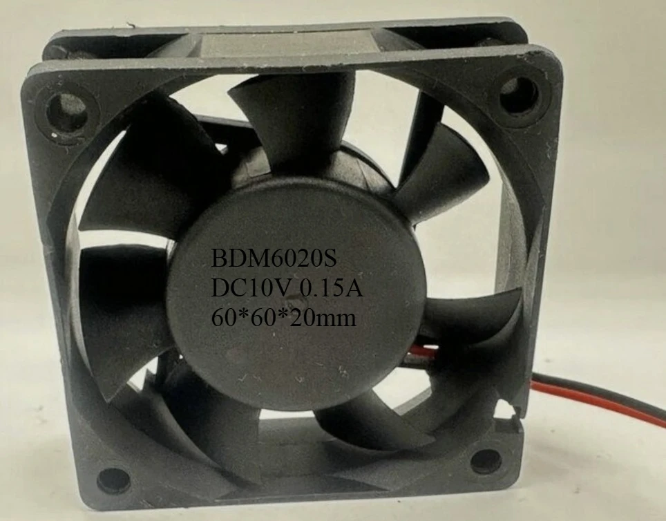 FOR BDK Fan BDM6020S DC10V 0.15A 2-wire cooling fan 60*60*20mm