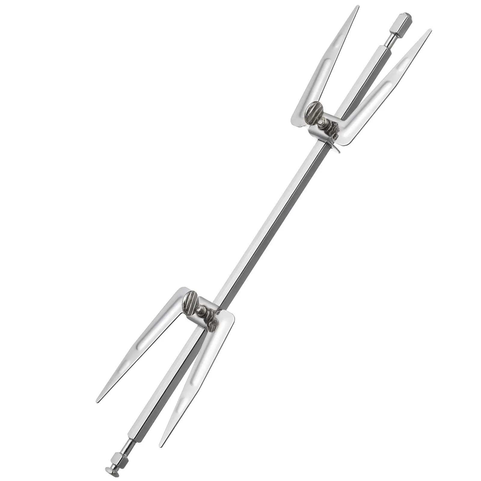 Rotating Roast Chicken Fork Stainless Steel Air Fryer Meat Grilling Tool for Home Bbq Party Outdoor Rotisserie Cooking Grill