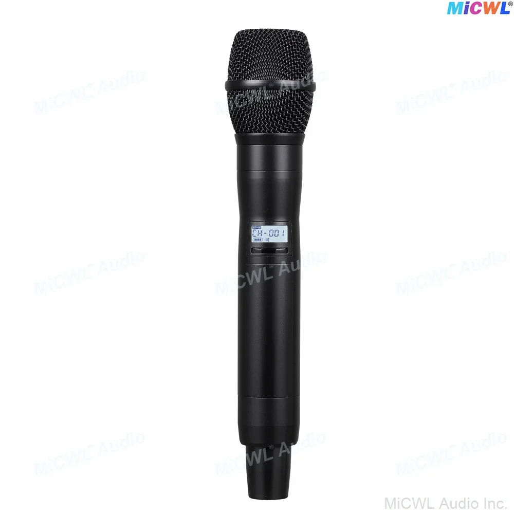 MiCWL 4-Channel AD4Q Digital Wireless Microphone System KSM9 Handheld Anti-interference UHF Stage DJ Karaoke Super-Cardioid K9