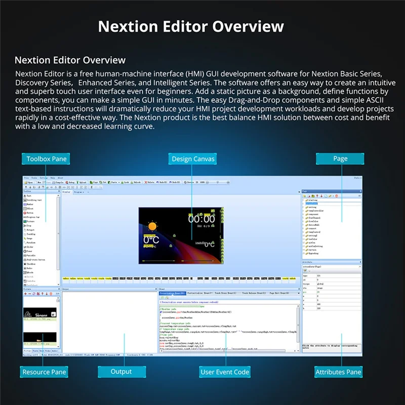 Y43A-Nextion NX8048K050 5.0 Inci Seri HMI Layar Sentuh yang Ditingkatkan Modul Panel Layar LCD TFT Serial UART USART Cerdas