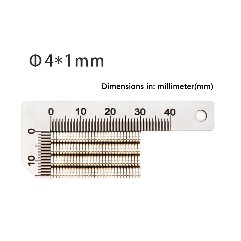 N40 Super Strong Magnet 4x1 4x2 4x3 4x4 4x5 4x6 4x8 4x10 mm Round Magnetic NdFeB Neodymium magnet Powerful Disc imanes