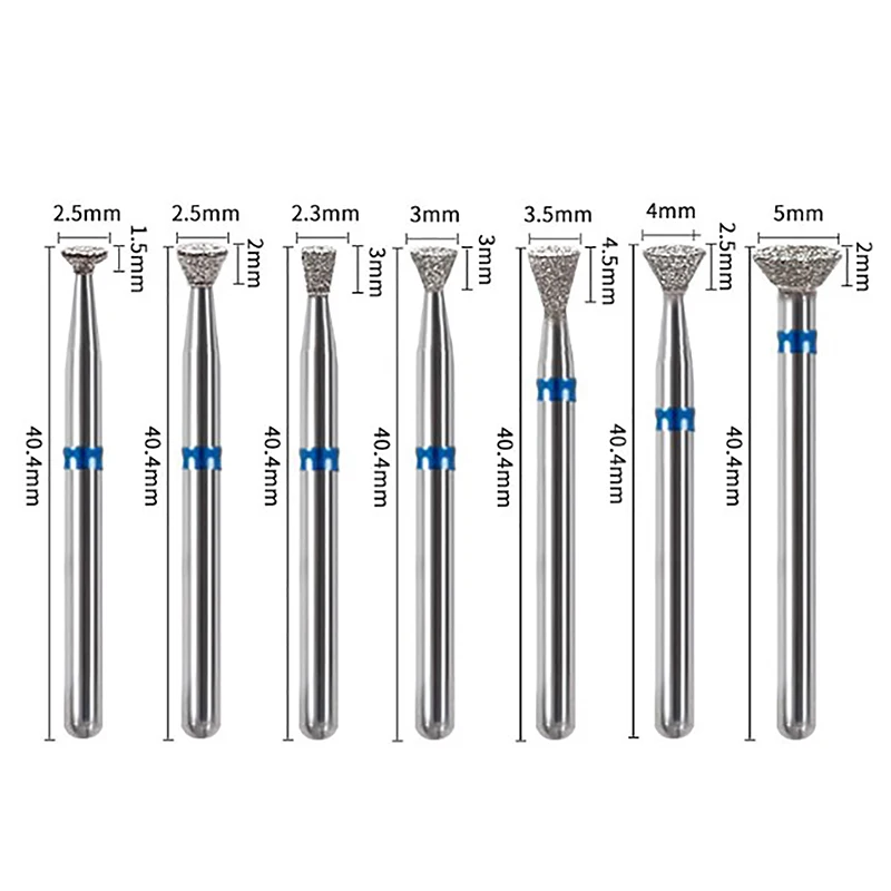 مثقاب أظافر كهربائي لتقليم الأظافر ، قاطع ماسي لفن الأظافر ، ملفات الطحن ، ملحقات تزيين الأظافر ، جزء واحد #4