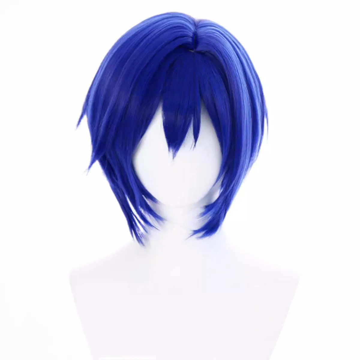 

Men Project Virtual Singer Cosplay Short Dark Blue Heat Resistant Synthetic Hair Wig