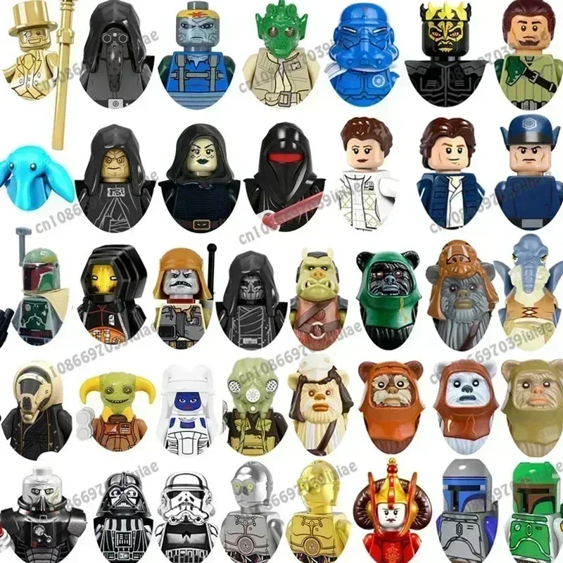 

HEROCROSS STAR WARS Count Dooku Obi-Wan Robot Figure Toy Bricks Assembling Doll Building Blocks Birthday Present PG635 PG640