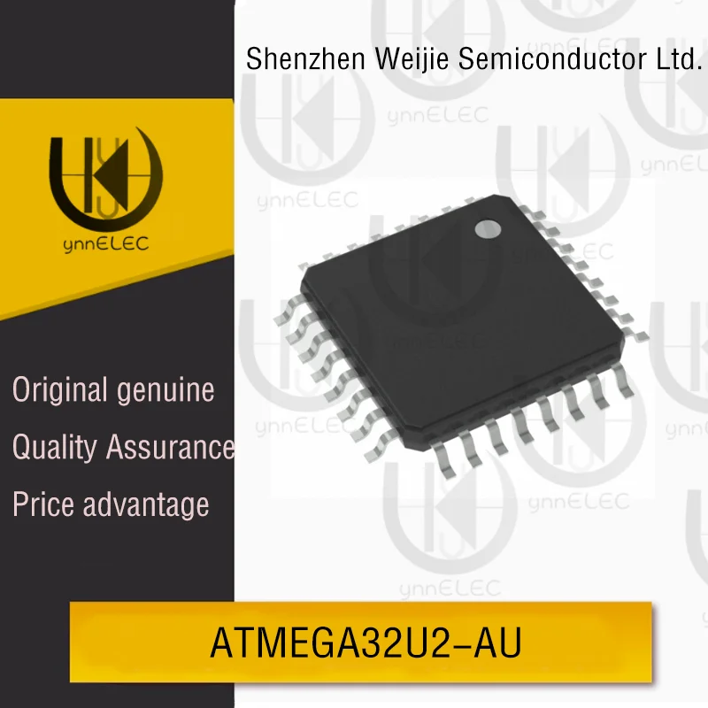 

Original ATMEGA32U2-AU 8-bit MCU | 16MHz | 32KB Flash | USB 2.0 | TQFP-32