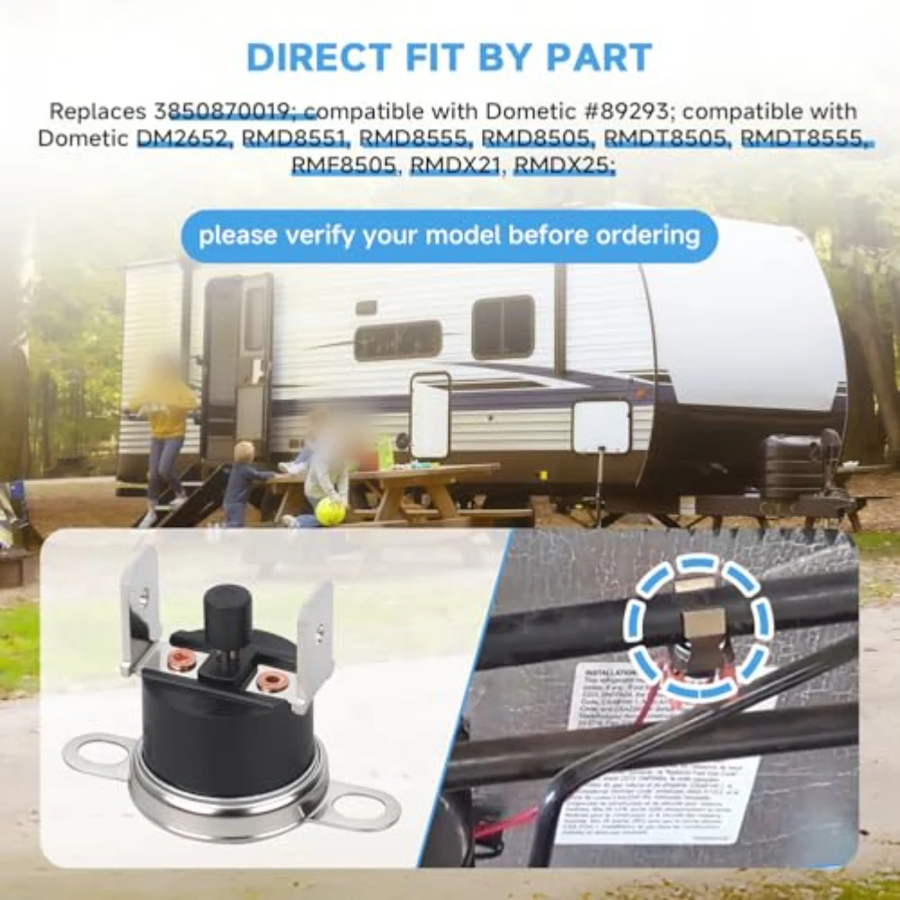 Overheat Protector Thermostat Switch Quick Response Time Factory-tested Reliability Reduces Overheating Damage