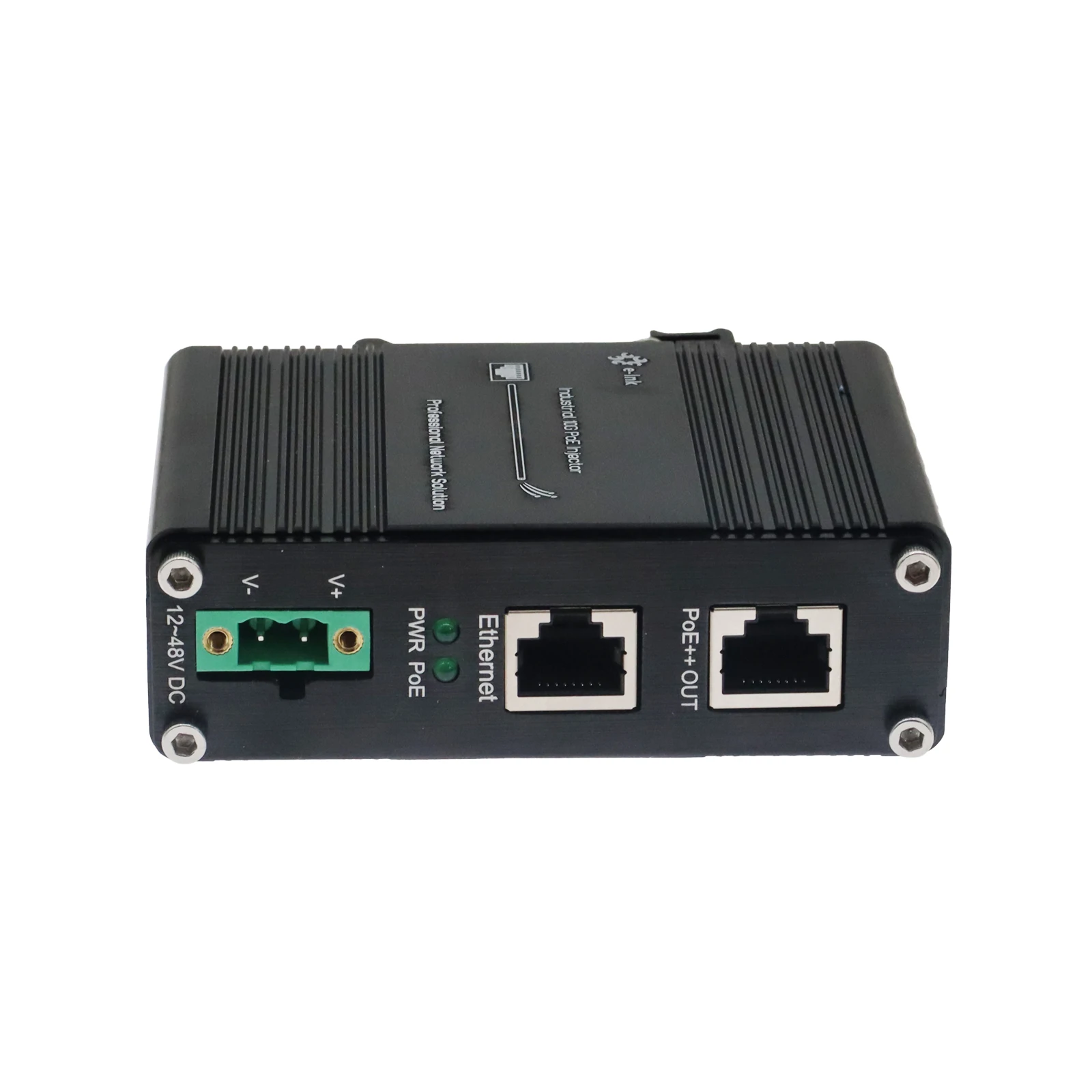 Inyector industrial PoE++ 10G 95W 802.3bt (12~48VDC)