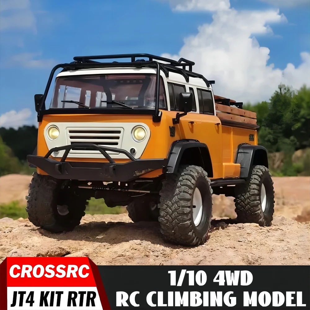 CROSS RC JT4 1/10 Electric 4-WD Crawler Climbing Vehicle Simulation Off-Road Truck Shift, Differential Lock Function