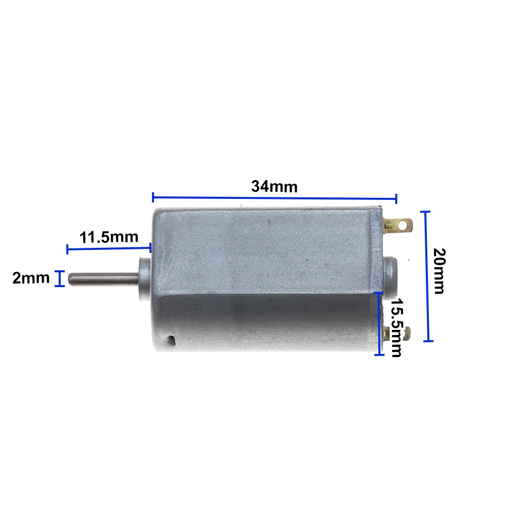 Mini FK180SH Motor DC 3.7V 5V 6V 7.4V 9.6V High Speed 180 Motor DIY Toy Smart Car Boat