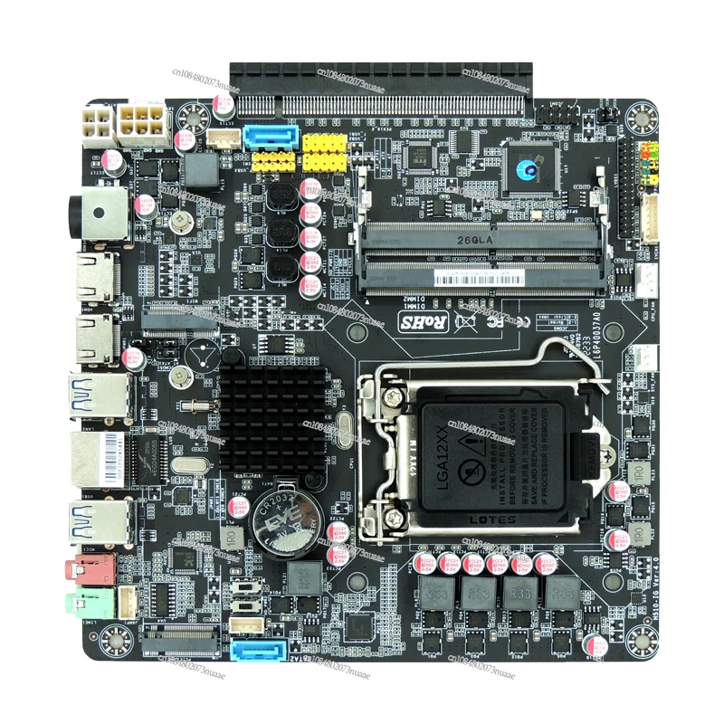 H510 LGA1200 Mini ITX WiFi SATA3 PCI-E 3.0 Side Insertion Graphics Motherboard 10th Generation HTPC Industrial Control Board DC