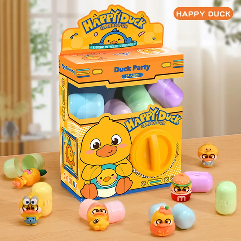 Sanrio Surprises Mini muñeca con garra máquina de huevos torcidos para niños caja ciega juguete para regalo nuevo DIY 5 uds 6 uds 12 Uds