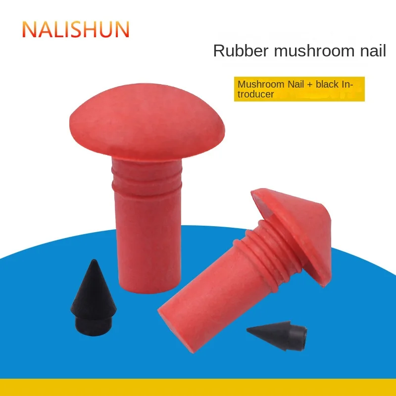Motorcycle & Electric Scooter Vacuum Tire Quick Repair Tool Kit - Tire Repair Gun with Vulcanizing Agent & Mushroom Nail Plugs view 2